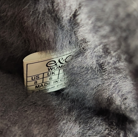 e&o winter boots for women size 8, gray - Picture 5 of 5